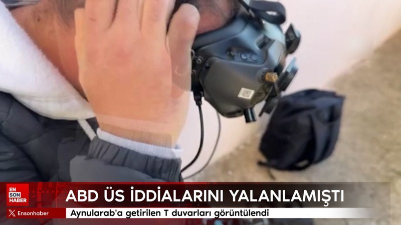 abd suriyede askeri us iddialarini yalanlamisti drone ile goruntulendi Rj1maTl9