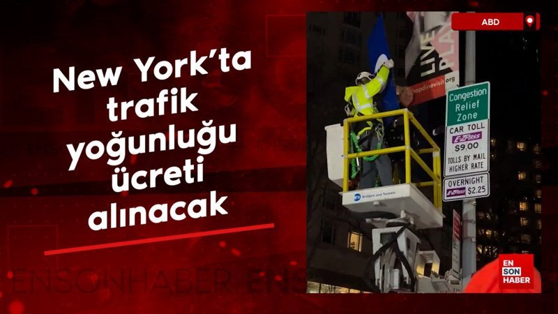 abdde dikkat ceken uygulama new yorkta artik trafik yogunlugu ucreti alinacak QbH49JSJ