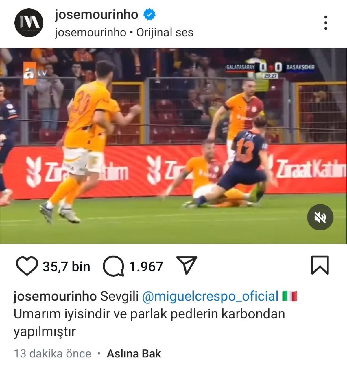 jose mourinho galatasaraya gonderme yapti crespo umarim iyisindir 1 XnWljqqT