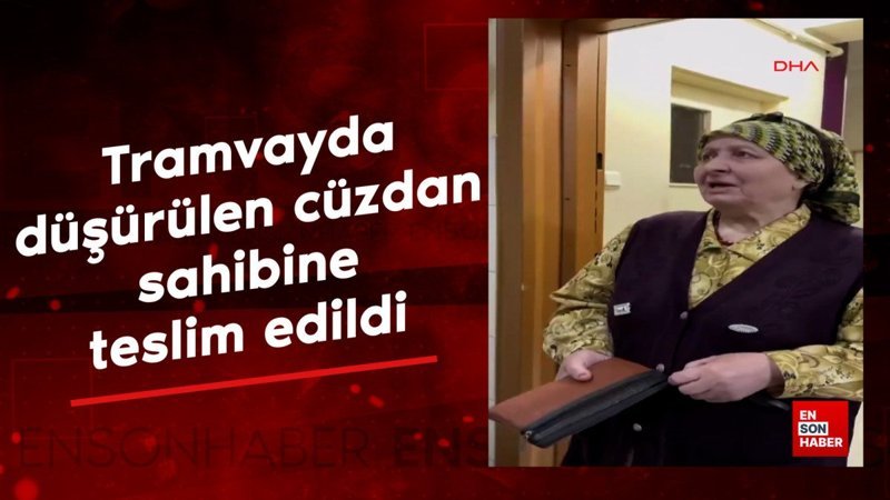 kayseride tramvayda dusurulen cuzdan sahibine teslim edildi 35MJa66P