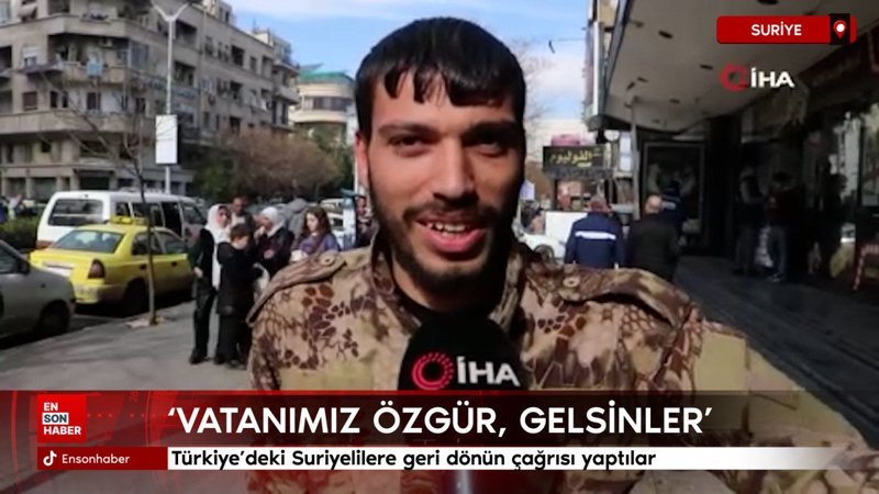 turkiyedeki suriyelilere geri donun cagrisi vatanimiz ozgur gelin eSYUzay8