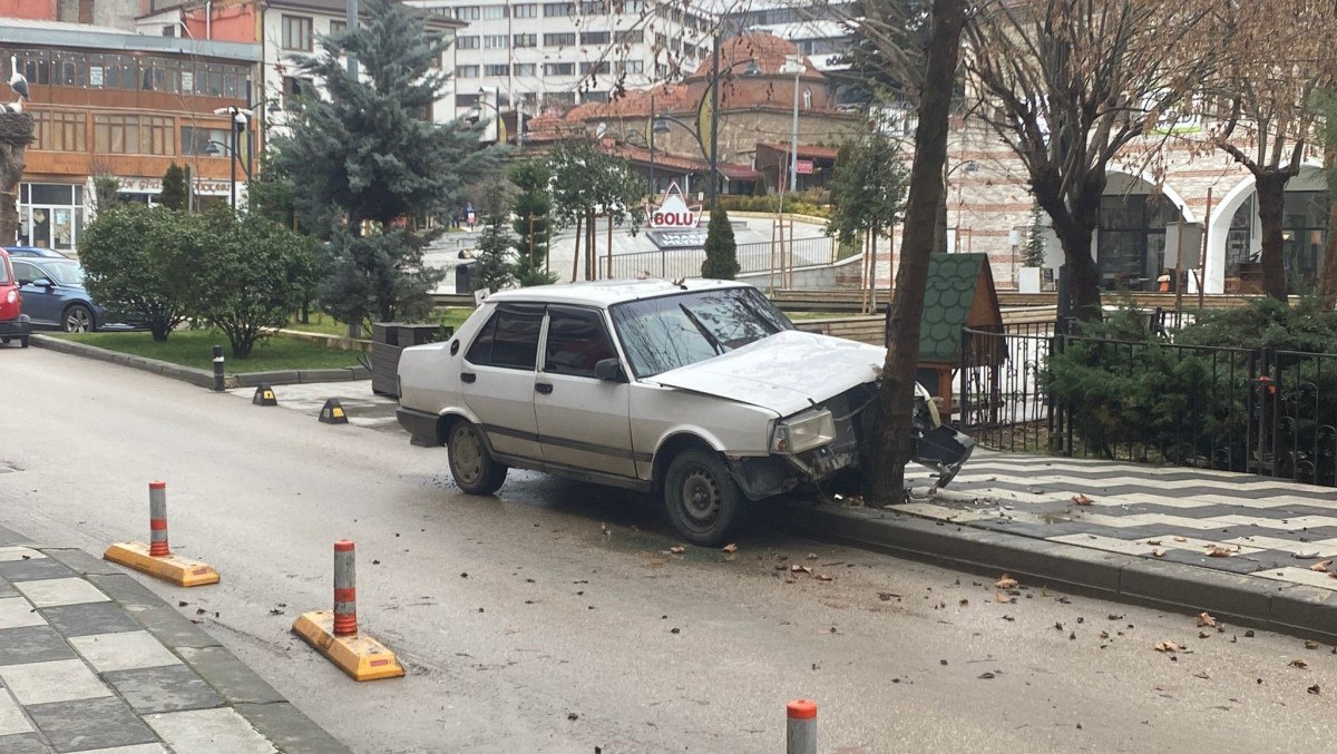 boluda yola cikan kopege carpmamak icin ani manevra yapan surucu kaza yapti 2 2f73XUV4