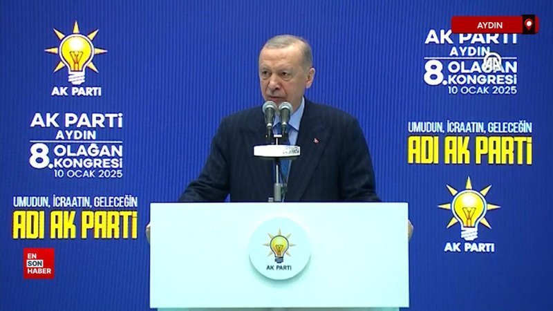 cumhurbaskani erdogan ak parti aydin il kongresinde