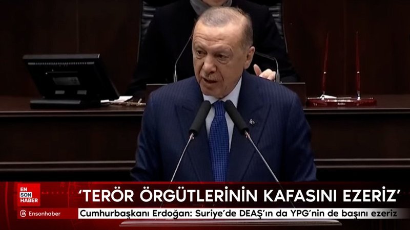 cumhurbaskani erdogan suriyede deasin da ypgnin de basini ezeriz ffwavQKg