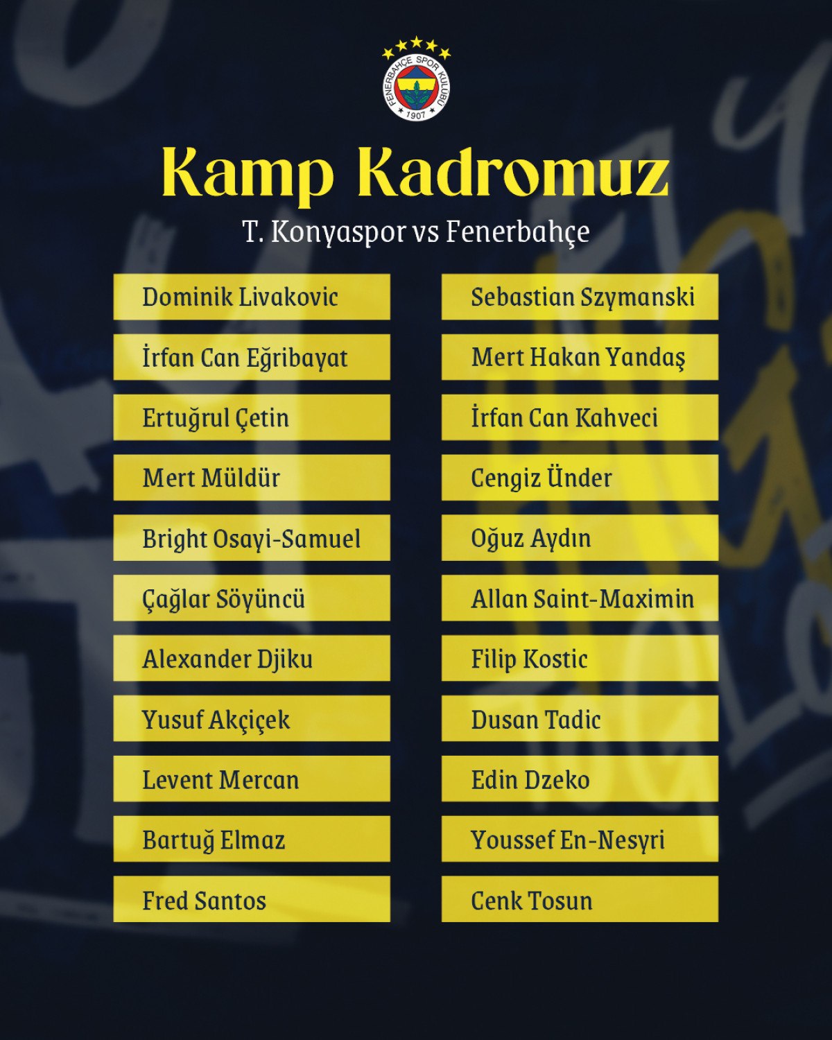 fenerbahcenin konyaspor maci kamp kadrosu belli oldu 0 LtJEDUqC