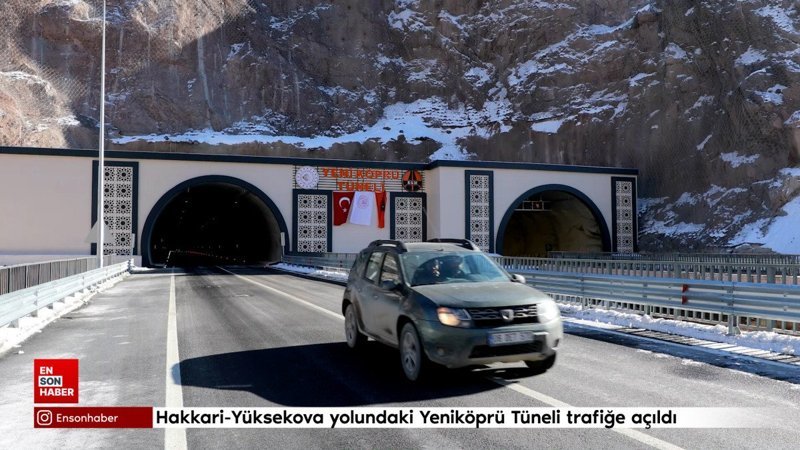 hakkari yuksekova yolundaki yenikopru tuneli trafige acildi pWmv1bYb