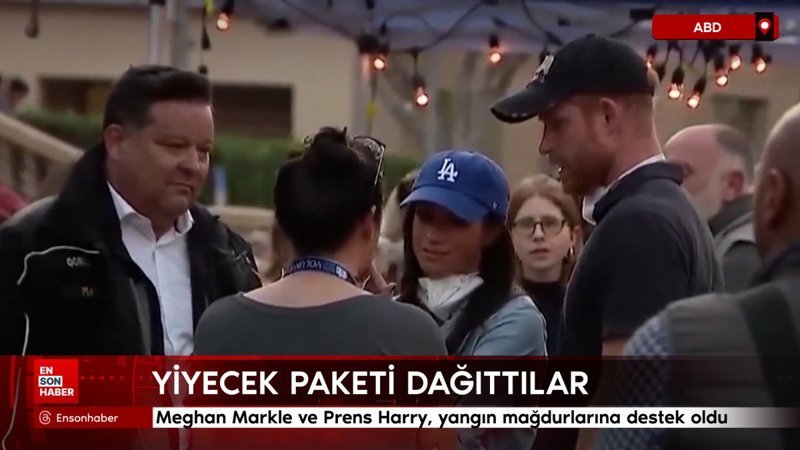 meghan markle ve prens harry yangin magdurlarina destek oldu k22UItW2