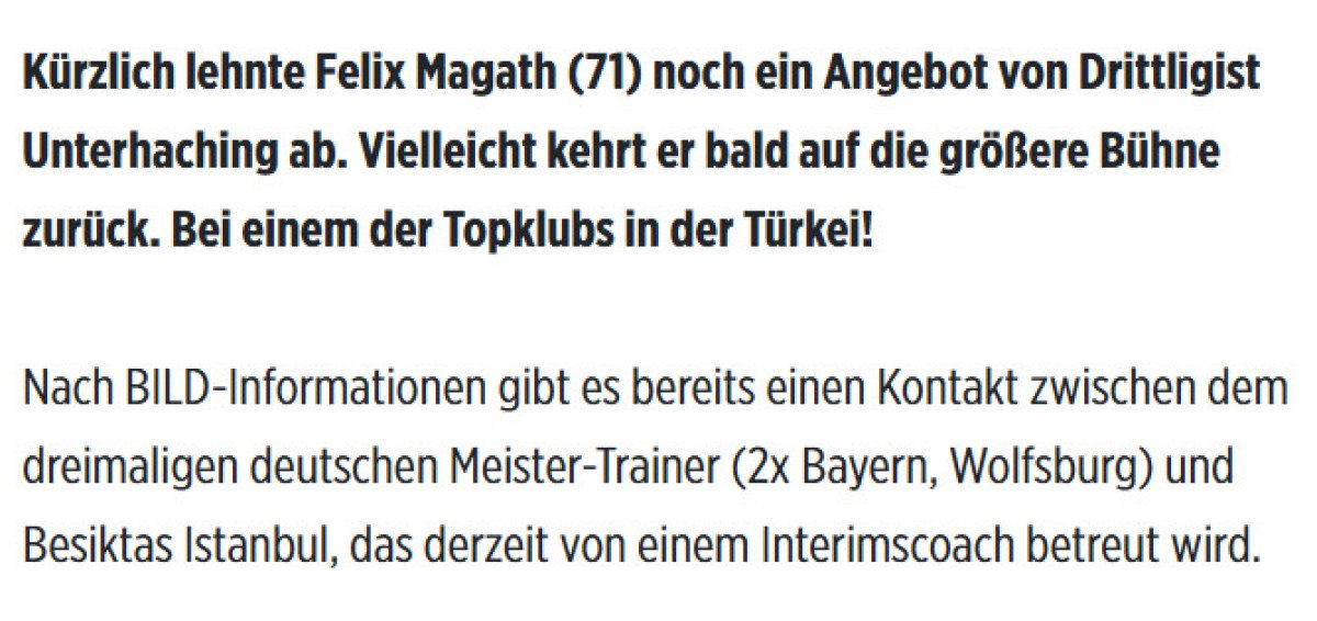 yeni teknik direktor adayi besiktas felix magathla temasa gecti 0 wCbmUReD