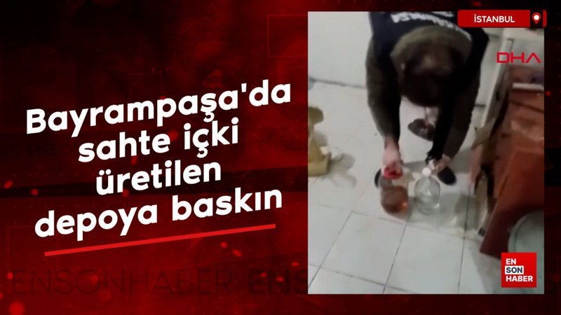 bayrampasada sahte icki uretilen depoya baskin 3fpHjMiD