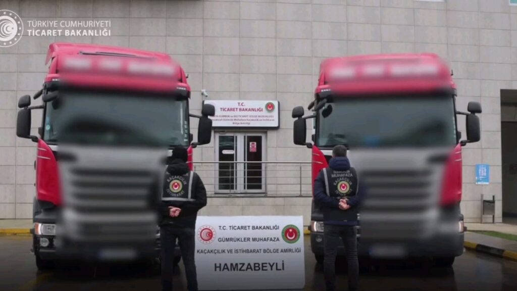 edirnede kacak tir ve dorseler gumruge takildi AtEVusSQ