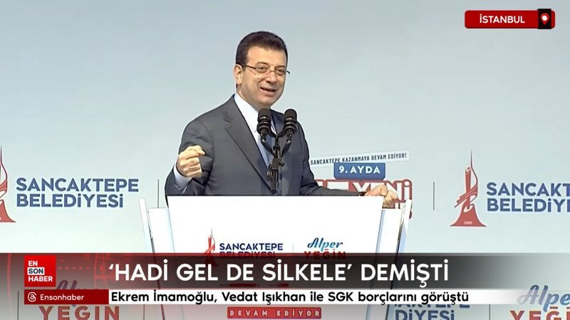 ekrem imamoglu vedat isikhan ile sgk borclarini gorustu