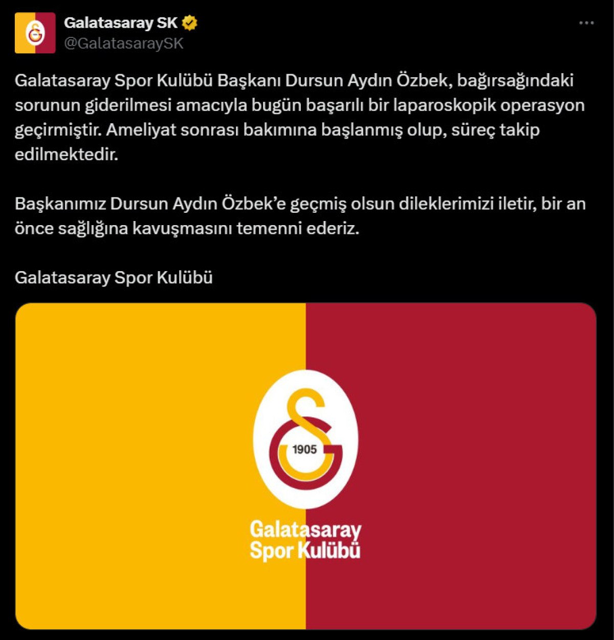 galatasaray dursun ozbek basarili bir operasyon gecirdi 0 7GCQLJAb