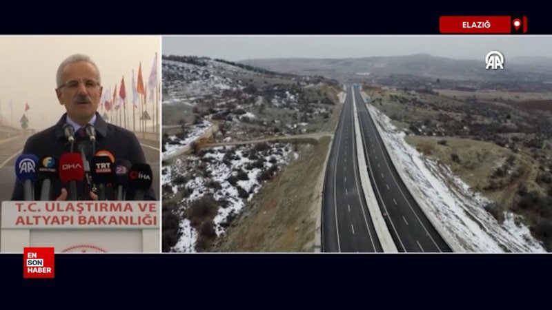 abdulkadir uraloglu elazig harput yolunda guzergahi 2 km kisaltarak ulasimi sehir disina tasidik i9uOigg2