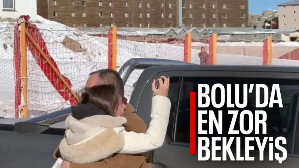 bolu kartalkayada yanan otelin onunde aci bekleyis aCI1EkNd