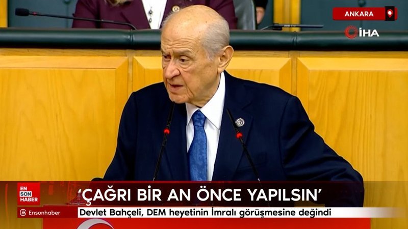 devlet bahceli dem heyetinin imrali gorusmesine degindi cagri bir an once yapilsin vmC1TSli