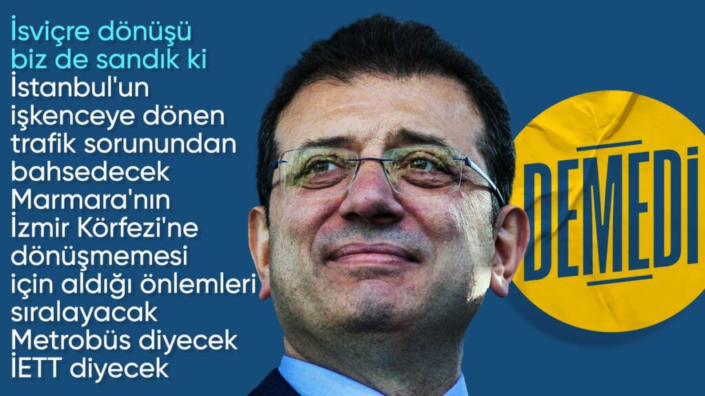 ekrem imamoglu gundemine istanbulun sorunlarini almadi Y1WWePjs