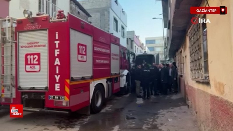 gaziantepte evde cikan yangin 2 kardesi hayattan kopardi