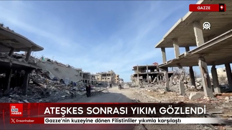 gazzenin kuzeyine donen filistinliler yikimla karsilasti BX2wSInz