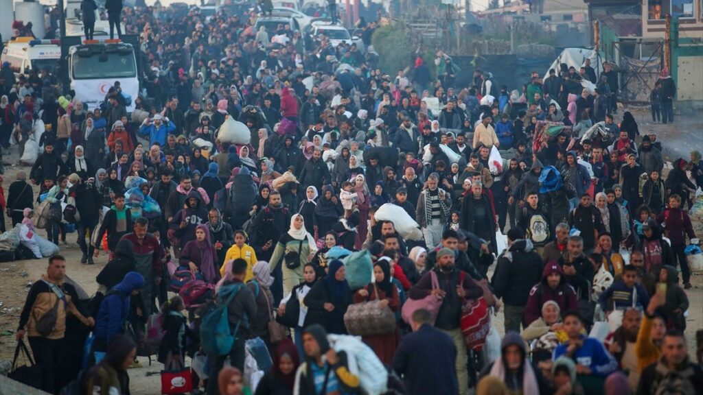 gazzenin kuzeyine donen yuz binlerce kisi israilin planini bosa cikardi PxpFR5ld