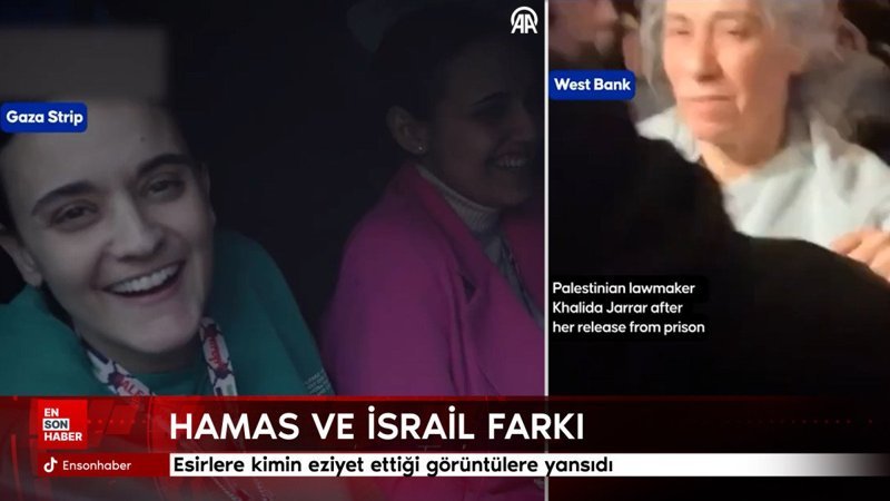 hamas ve israil farki esirlere kimin eziyet ettigi fotograflara yansidi XS2D6s7m