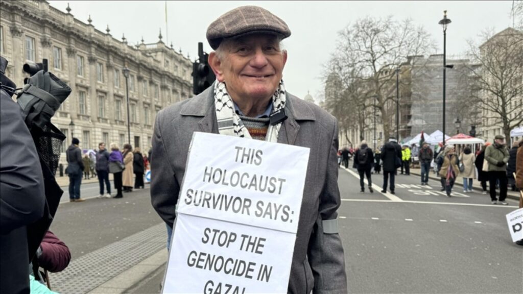 holokosttan kurtuldu israili protesto etti qTIYXWlc