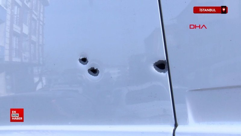 istanbulda ambulansa silahli saldiri kamerada