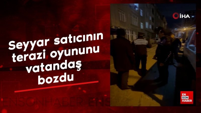 istanbulda seyyar saticinin terazi kurnazligini vatandas bozdu qERrkquW