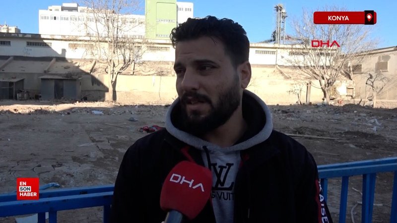 konyada coken 4 katli binada olen cift yeni evlenmis E9KAtwmk