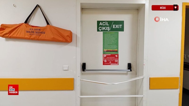 rizedeki hastanede acil cikisa sigara engeli kaD31egy