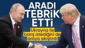 vladimir putinden donald trumpa tebrik telefonu CEutWhpA