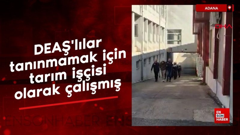 adanada deaslilar taninmamak icin tarim iscisi olarak calismis