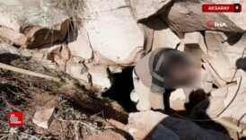 aksarayda jandarma definecileri kazdiklari kuyudan cikardi w1b4At8U