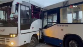 ankarada otobus ile servis araci carpisti ZUHl4drO