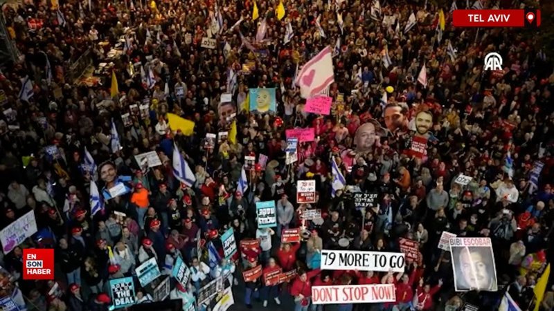 ateskesin kalici olmasi talebiyle tel avivde gosteri duzenlendi mzAYNrCP