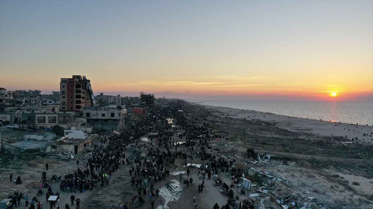 bm 376 binden fazla filistinli gazzenin kuzeyine dondu 0 HR3BNPjm