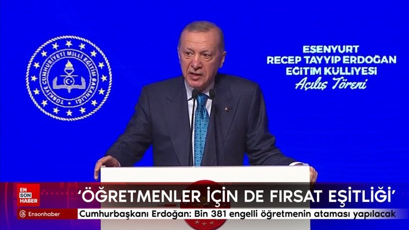 cumhurbaskani erdogan bin 381 engelli ogretmenin atamasi yapilacak VdhheYuf