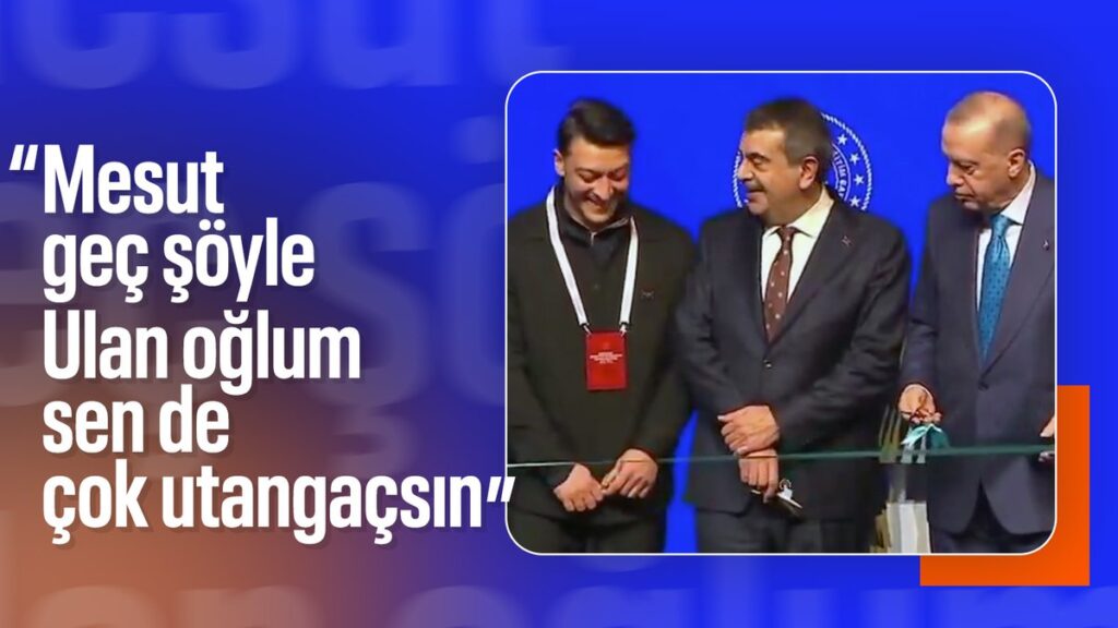 cumhurbaskani erdogandan mesut ozile gulduren tepki oglum sen de cok utangacsin LM5fejGM