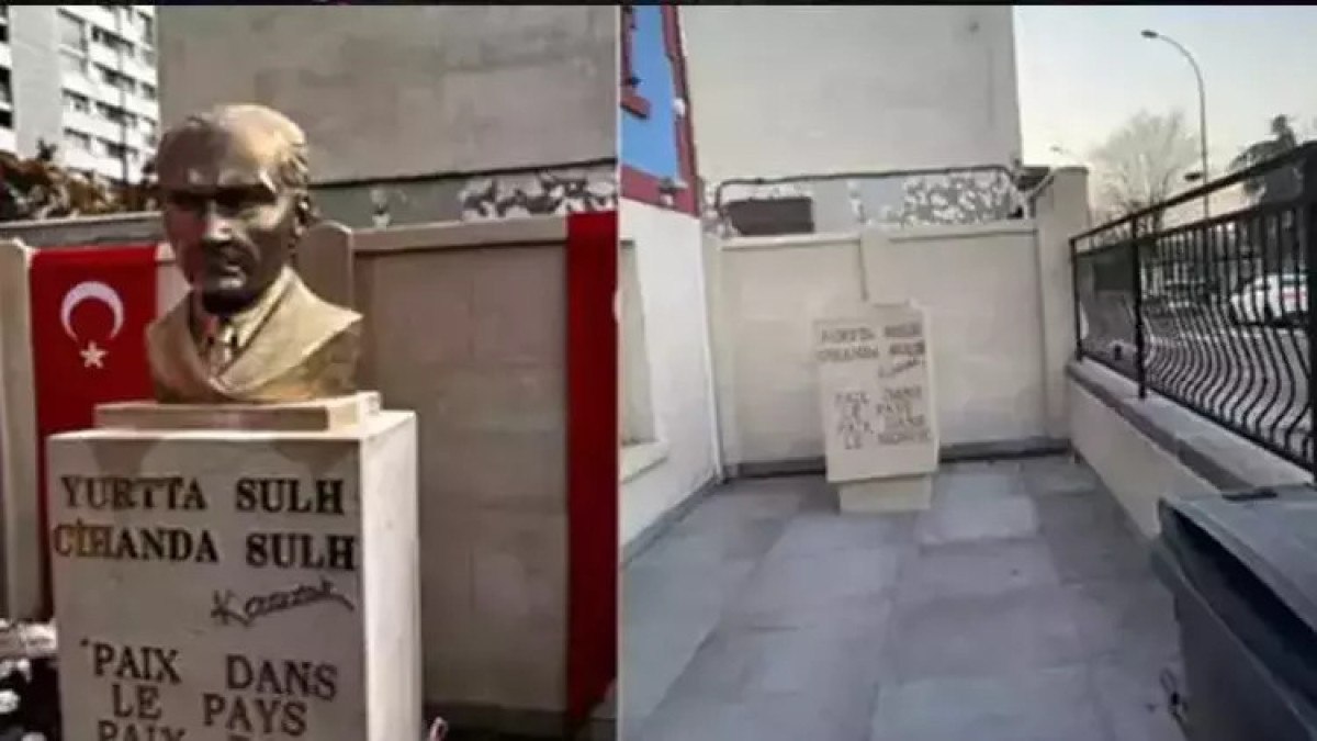 fransanin baskenti pariste ataturk bustune saldiri 1