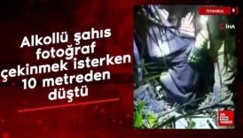 istanbulda alkollu sahis fotograf cekinmek isterken 10 metreden dustu NTnsm27P