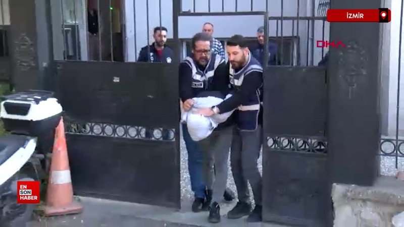 izmirde cocuklarinin bogazina bicak dayayan saniga ilk durusmada tahliye KDRBkESO