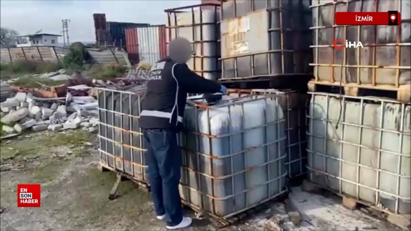 izmirde kacak akaryakit operasyonu IigmGDUn