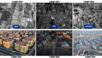 kahramanmaras merkezli depremlerin yikima neden oldugu il merkezleri goruntulendi Ww286LeU