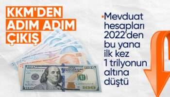 kkmden cikis suruyor 1 trilyon tlnin altina indi JQ7WSMdW