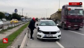 kocaelide aracini otoyolda durduran surucu kazaya sebep oldu FCxa9NGa