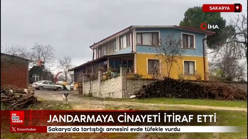 sakaryada tartistigi annesini evde tufekle vurdu RFOPC29f