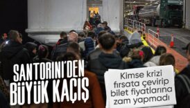 santorini adasindan buyuk kacis geceden beri limanda yogunluk suruyor 2Hpmzt6X