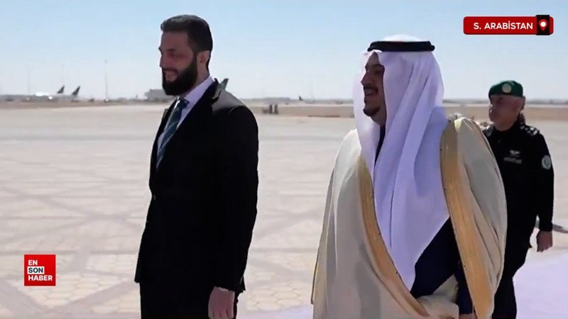 suriye cumhurbaskani ahmed el sara ilk resmi ziyareti icin riyadda uA1zn6Xp