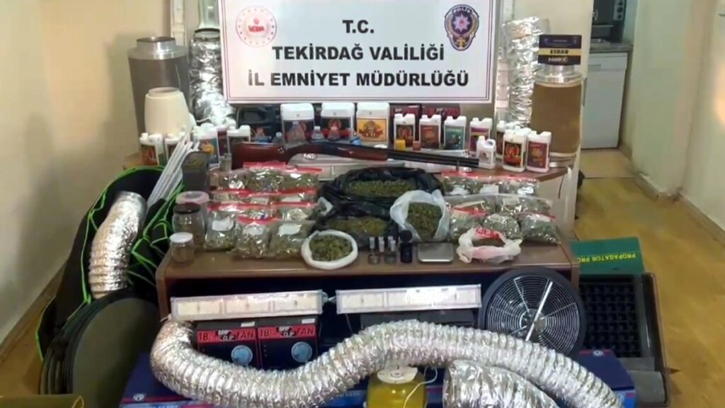 tekirdagda uyusturucu imal eden villaya operasyon 31klJRaa