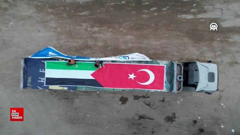 turkiyeden gazzeye yardim eli 24 tonluk gida malzemesi gonderiliyor A6JyknbJ