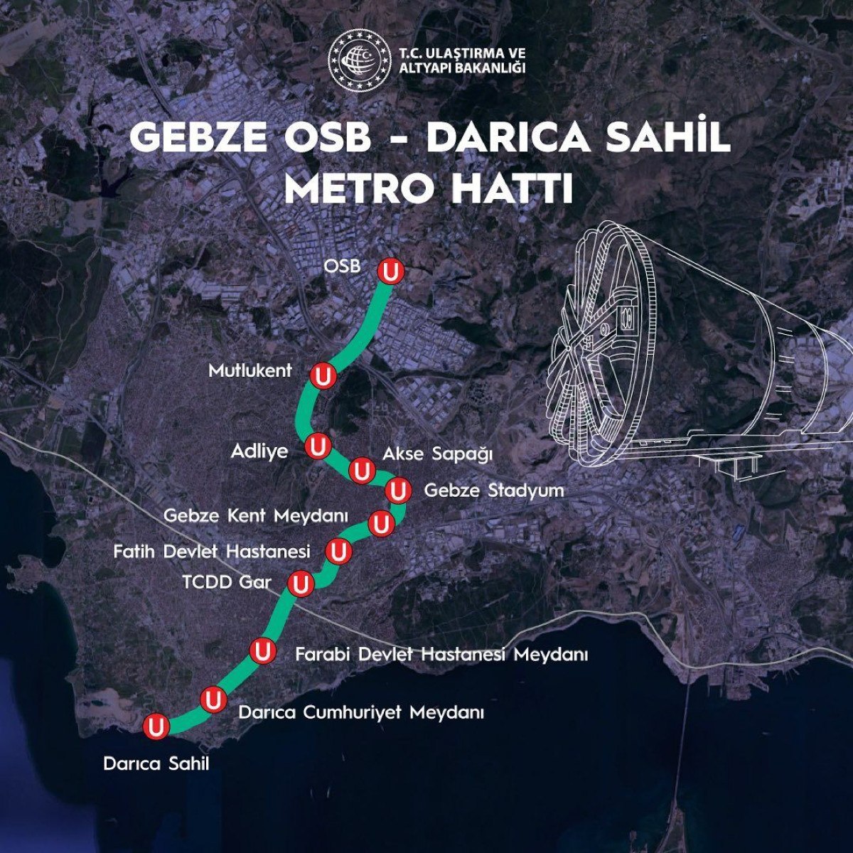 abdulkadir uraloglu gebze osb darica metro hattinin ilk test surusunu yapti 0 QYkFWGAS